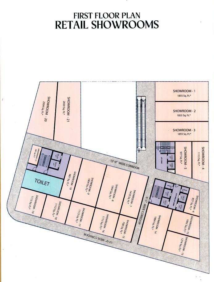 First Floor — Retail Showrooms