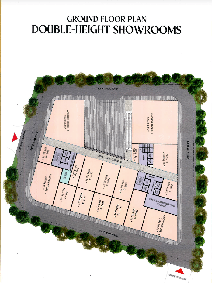 Ground Floor — Retail & Anchor Stores