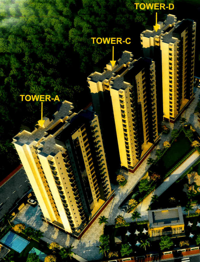 Towers A, B, C