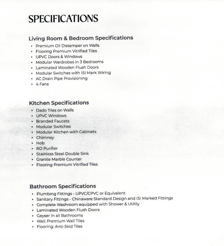 Full Specifications